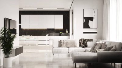 Ремонт квартиры в стиле минимализм и хайтек от компании Domeo