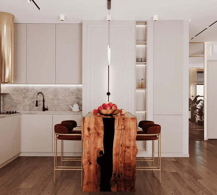 Обзор квартиры в стиле неоклассика