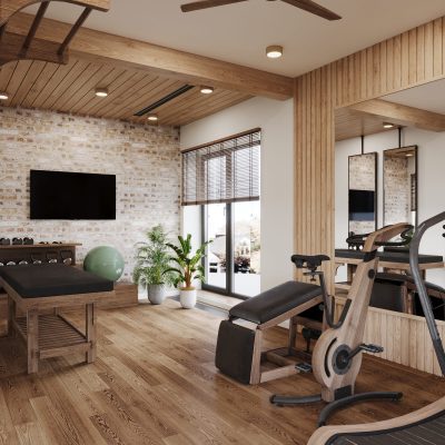 Ремонт бильярдной комнаты и тренажерной комнаты от компании Domeo