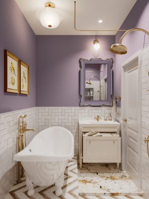 Ремонт ванной комнаты в сталинке в рассрочку или в кредит от компании Domeo