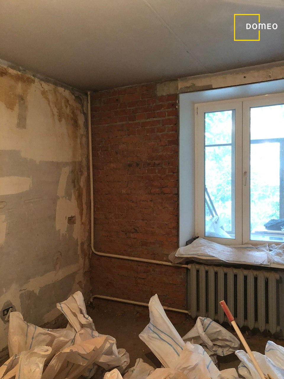 Первоначальный вид спальни в брежневке 