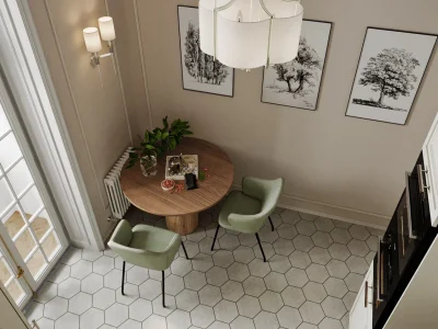 Ремонт квартиры 40 кв м в современном стиле от компании Domeo