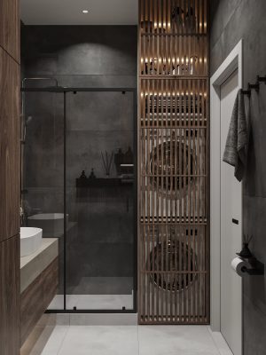 Ремонт ванной комнаты в квартире в доме серии п44 от компании Domeo