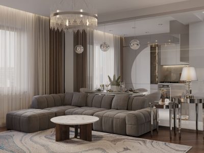 Евроремонт двухкомнатной квартиры от застройщика ПИК от компании Domeo