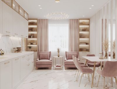 Евроремонт трехкомнатной квартиры под ключ от компании Domeo