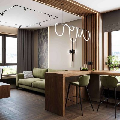 Ремонт однокомнатной квартиры от застройщика ПИК 36 кв.м. от компании Domeo