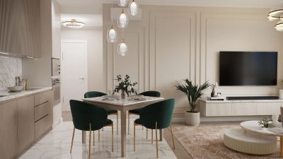 Ремонт квартиры евродвушки свободной планировки от компании Domeo