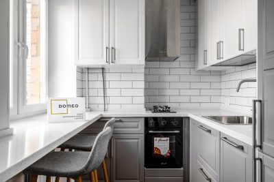 Кухня в хрущевке ремонт от Домео под ключ