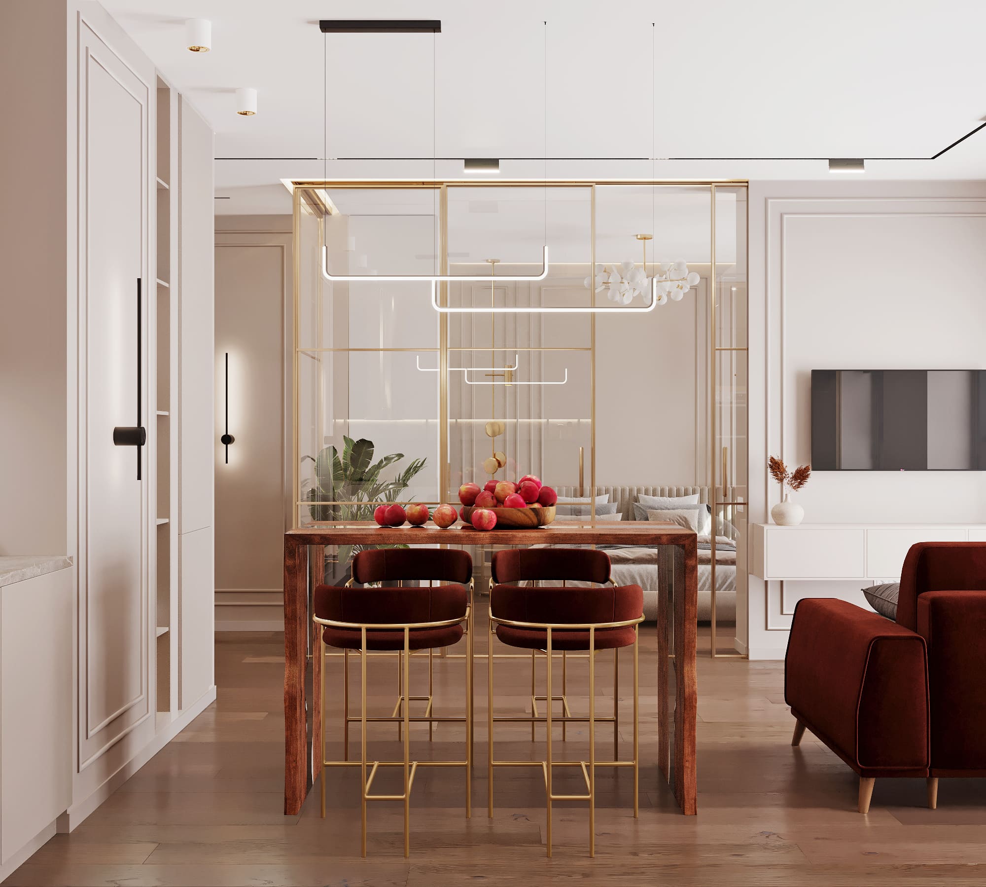 Комплектация интерьера в элитном ремонте от компании Domeo