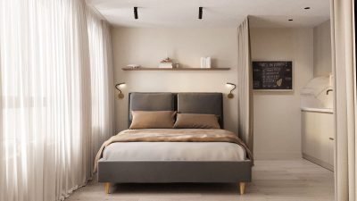 Косметический ремонт двухкомнатной квартиры от застройщика ПИК от компании Domeo