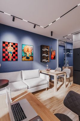 Услуги по недорогому ремонту квартиры-студии в новостройке от Domeo