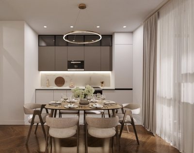 Ремонт евротрешек с кухней-гостиной от Домео