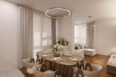 Ремонт убитой квартиры 75 кв м под ключ от компании Domeo