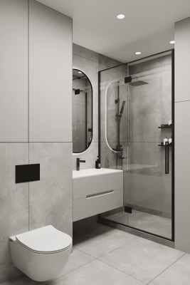 Капитальный ремонт ванной комнаты и укладка керамической плитки под ключ от Domeo