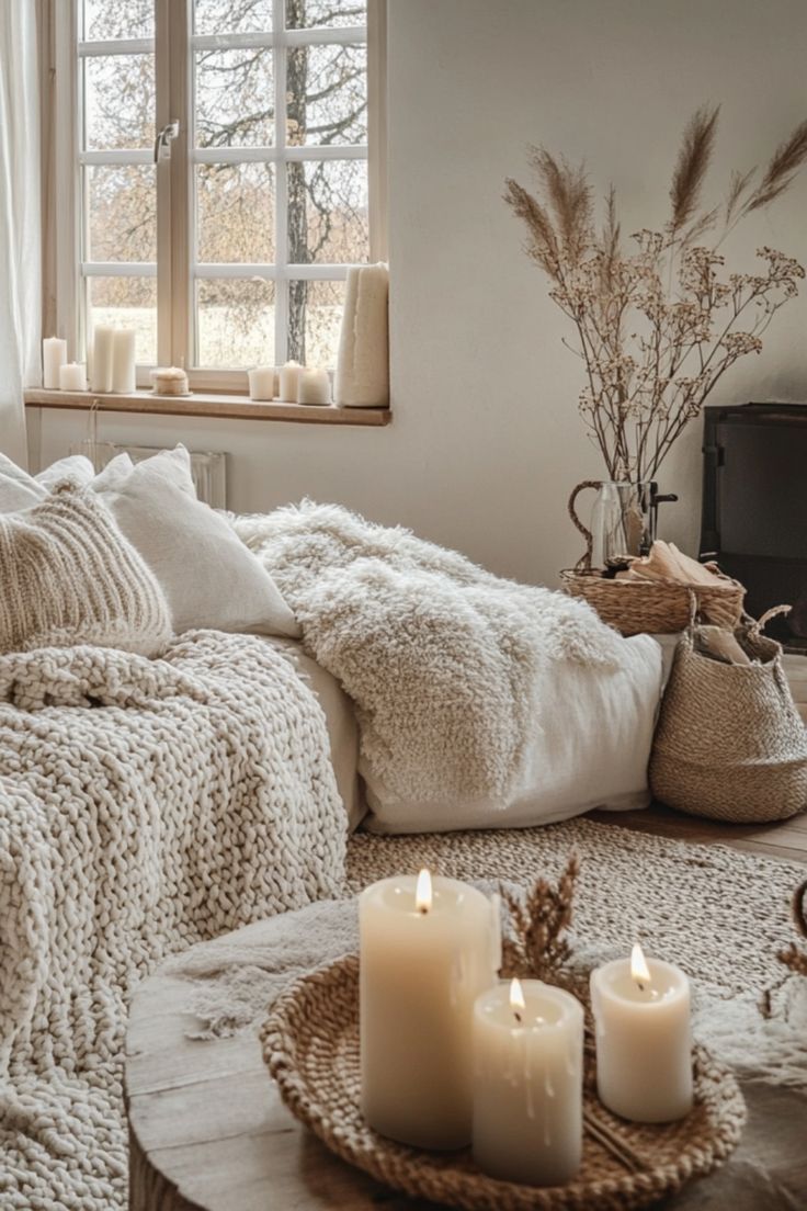 Ремонт квартиры в гостиной в стиле хюгге от компании Domeo