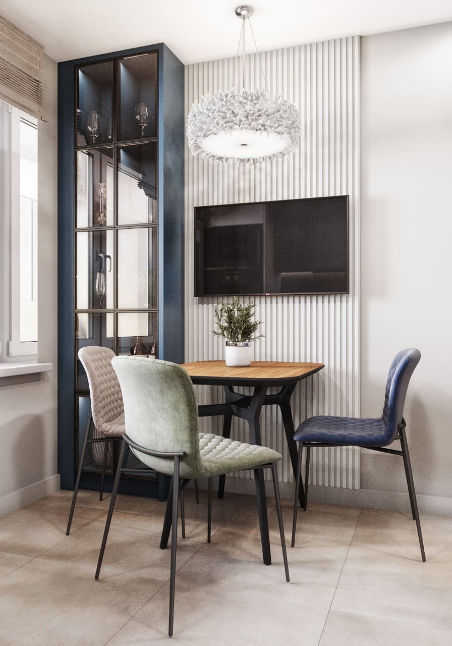 Ремонт квартиры в кухне в ЖК Митинский лес под ключ от компании Domeo