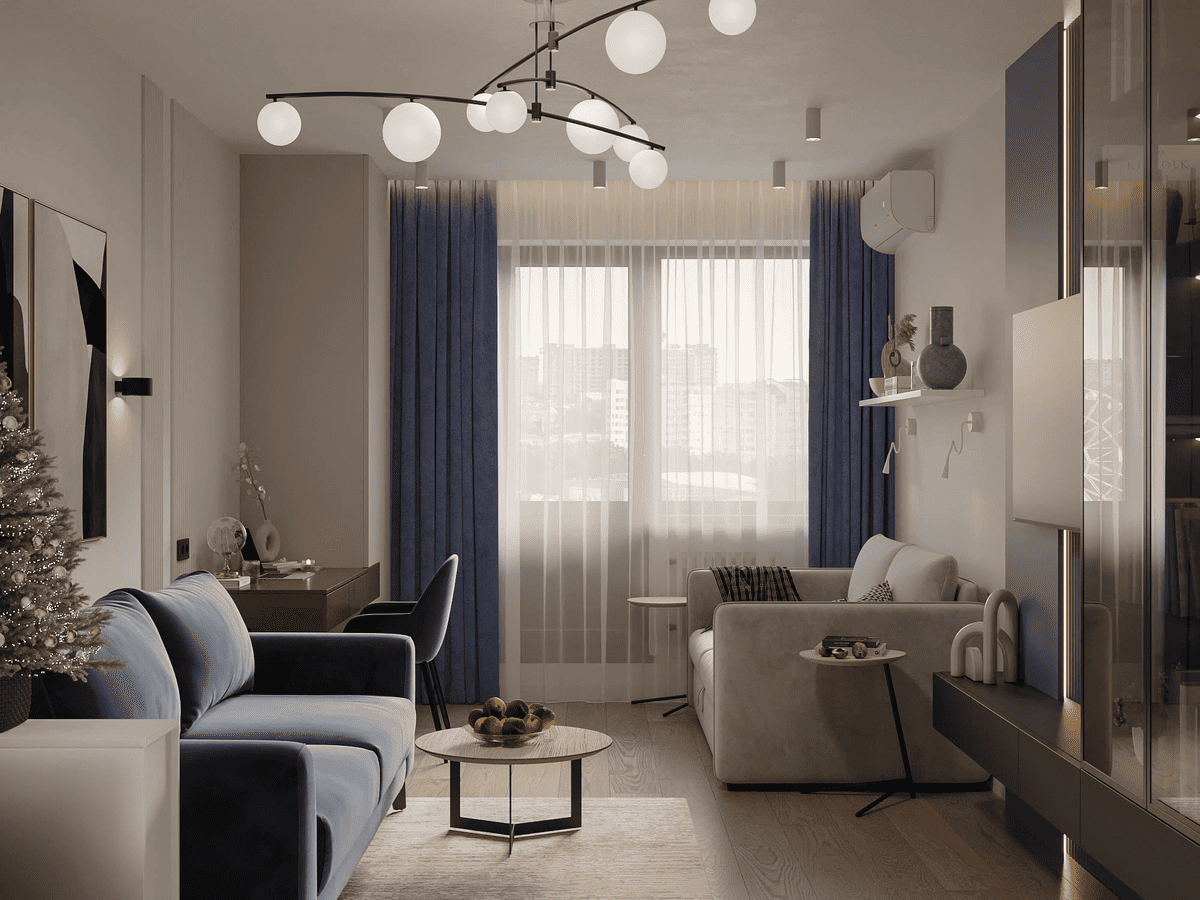 Планирование и дизайн-проект квартиры при косметическом ремонте от компании Domeo