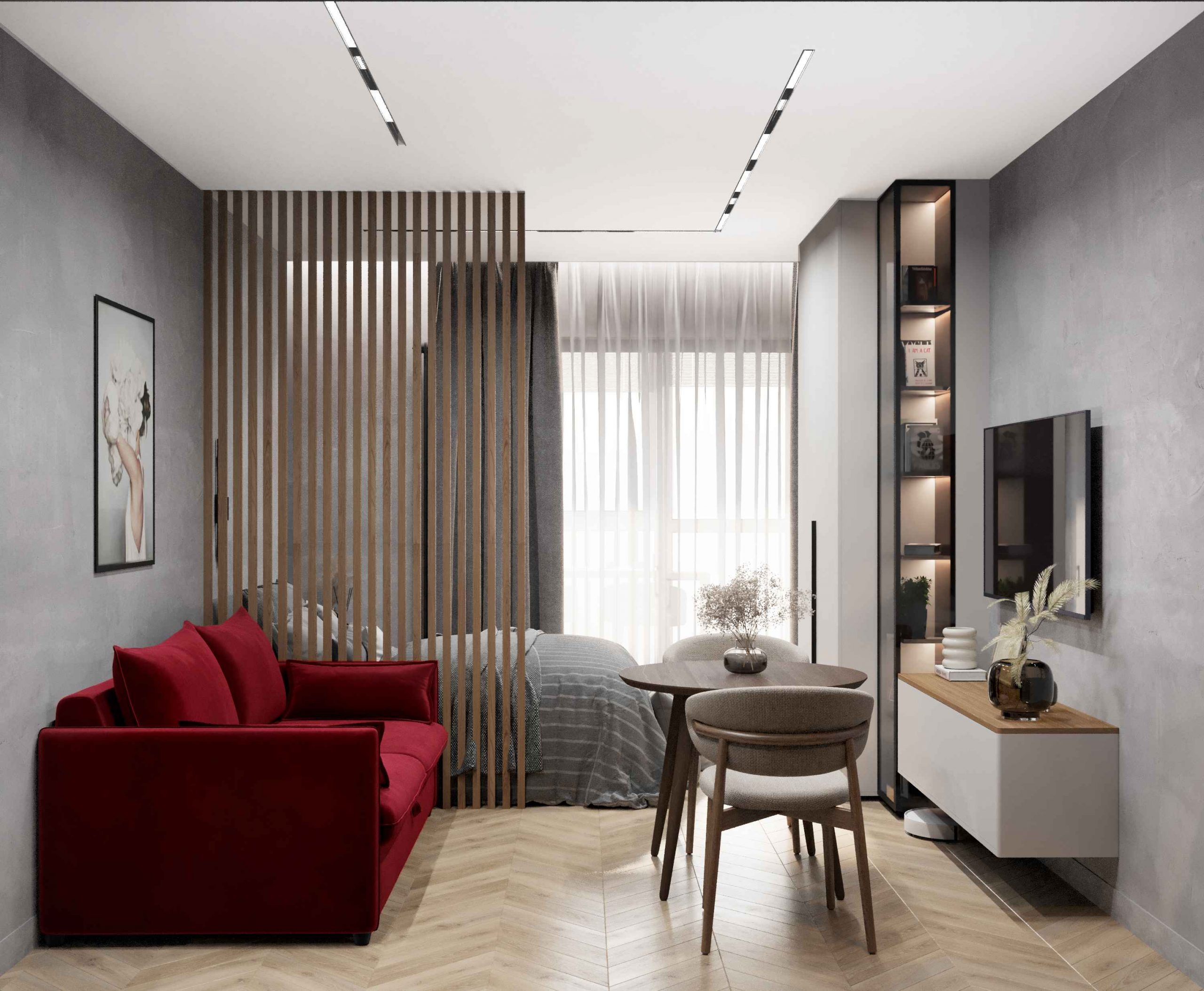 Рекомендации для идеального напольного покрытия в квартире-студии от Domeo