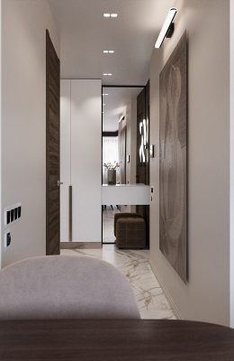 Ремонт коридора в хрущевке в разных цветовых гаммах от Domeo