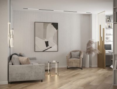 Ремонт квартиры евродвушки 65 кв м под ключ от компании Domeo