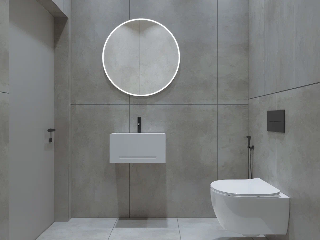 Шаги к идеальному стилю в маленьком туалете от Domeo