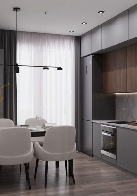 Ремонт двухкомнатной квартиры под ключ площадью 40 кв м от компании Domeo