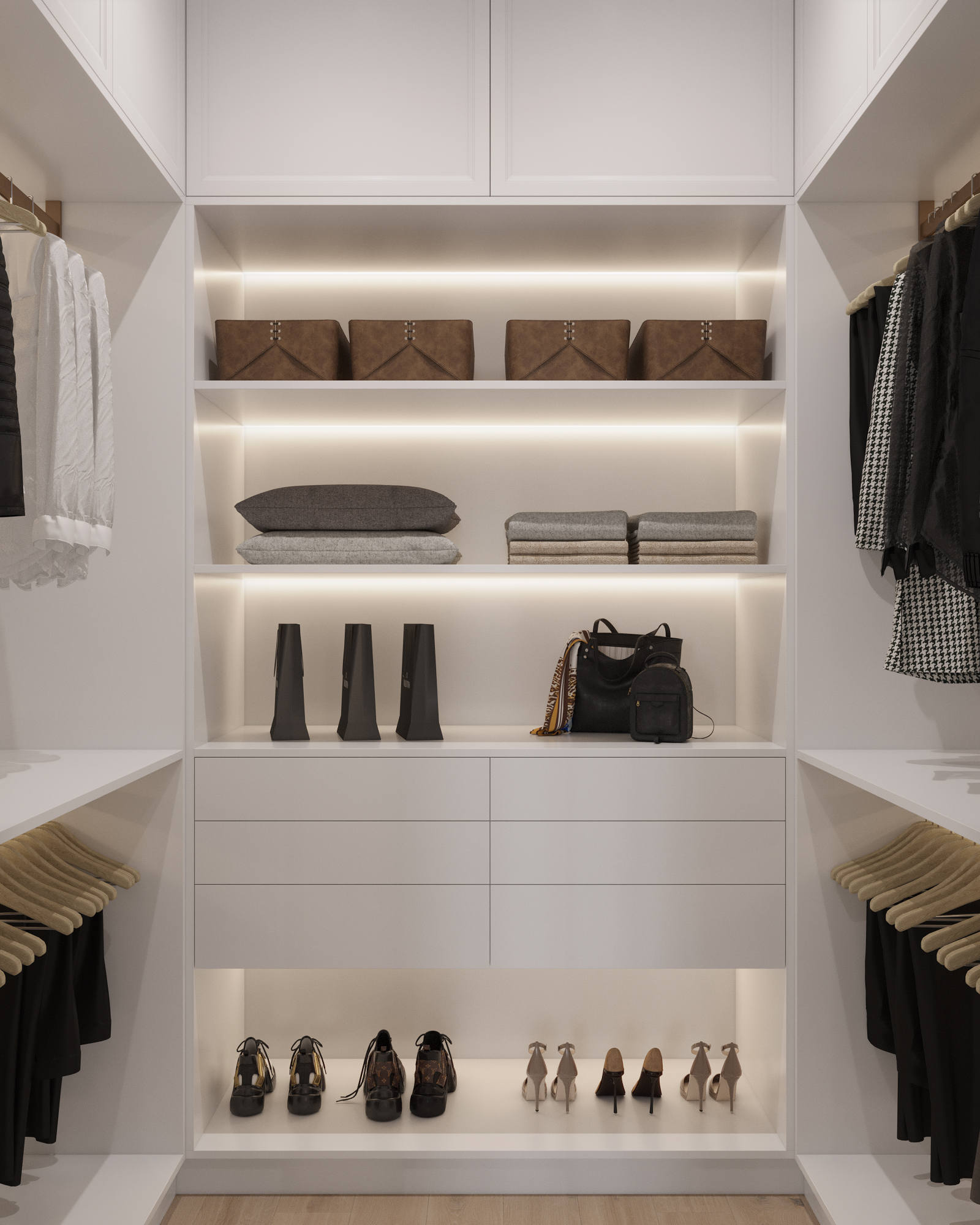 Лучшие идеи для организации гардеробной от Domeo