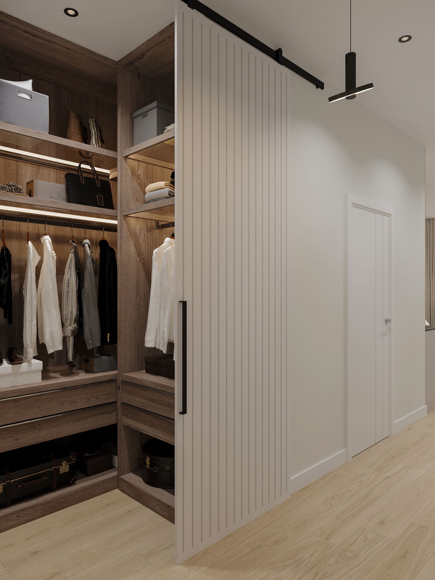 Интеллектуальное хранение в коридоре от Domeo