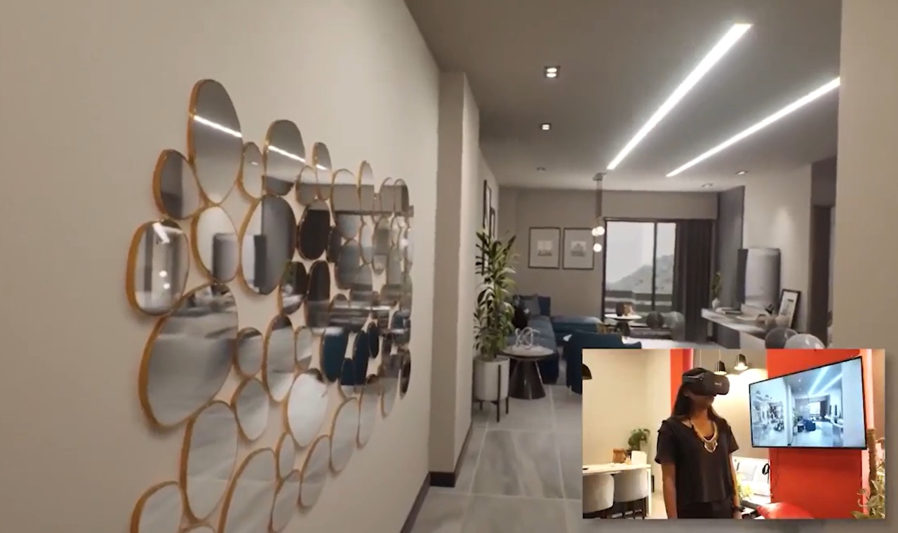 Дизайн-проект с 3D-визуализацией кухни-гостиной под ключ от компании Domeo