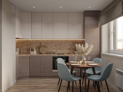 Ремонт квартиры 56 кв м эконом класса под ключ от компании Domeo