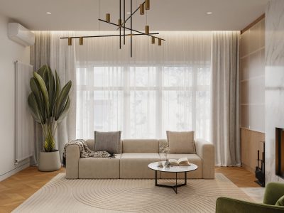 Ремонт квартиры свободной планировки 65 кв м под ключ от компании Domeo