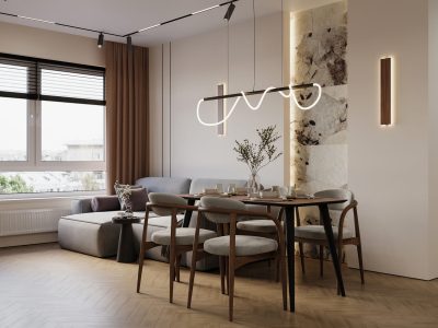 Дизайнерский ремонт в современном стиле от Домео