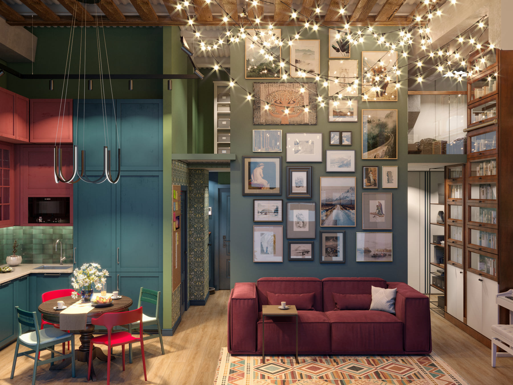 Дизайн-проект пентхауса с визуализацией под ключ от компании Domeo