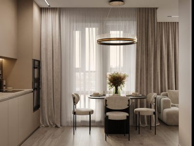 Ремонт двухкомнатной квартиры 62 кв м под ключ от компании Domeo