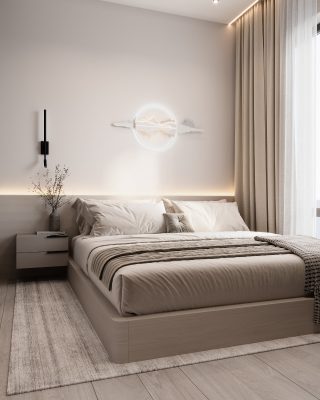 Ремонт и организация спальни 12 кв м под ключ от Домео