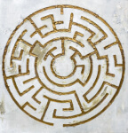 Картина «Лабиринт white»
